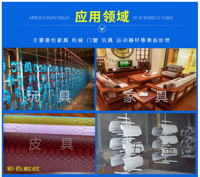 靜電噴槍應(yīng)用領(lǐng)域